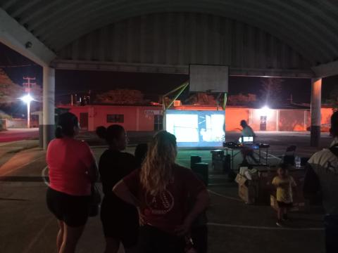 Actividad Cultural Comunitaria: Cine sillita en Boca del Río
